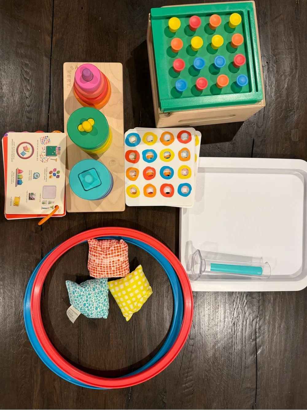 Montessori-Style Colorful Stacking & Sorting Toy Set - Lovevery investigator